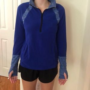 Blue fleece